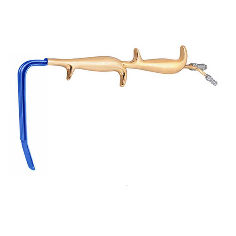 Ferriera Style Fiber Optic Retractor Double Handle Insulated With Smooth End 18.5