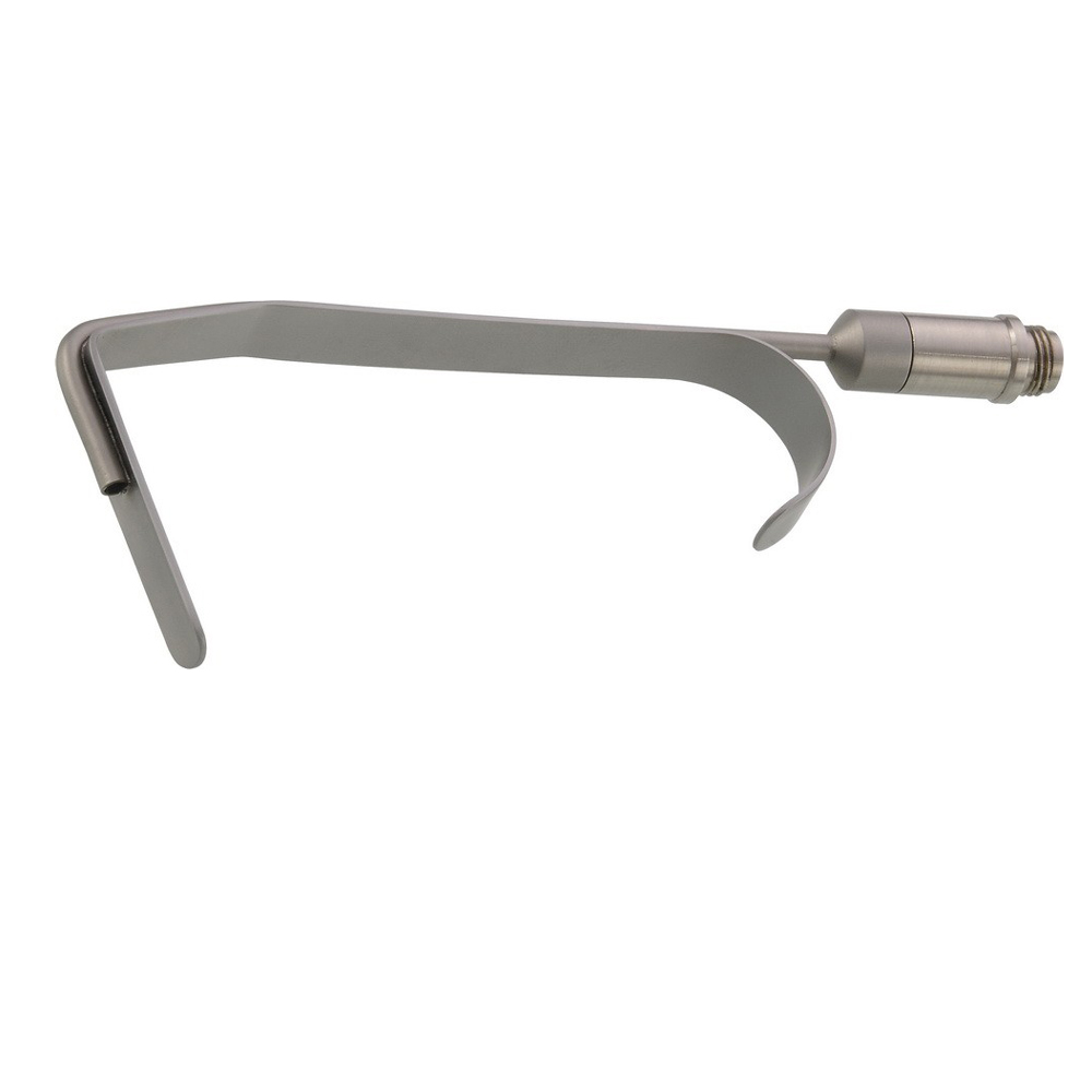 Maliniac Nasal Retractor With Fiber Optic Guide Light
